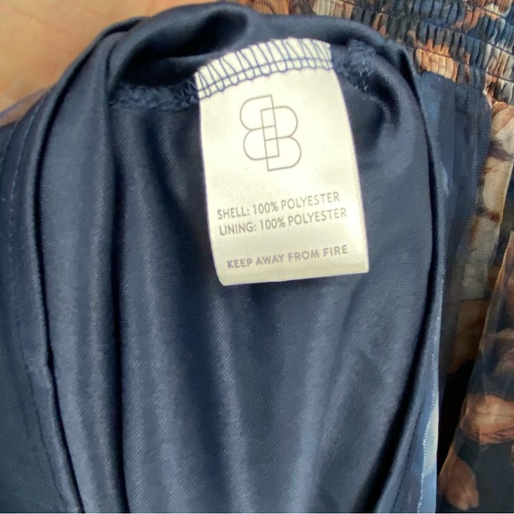 NEW Baltic Born Tivoli Tulle Short Floral Flowy Sheer Sleeve Dress Size XL - Picture 4 of 9